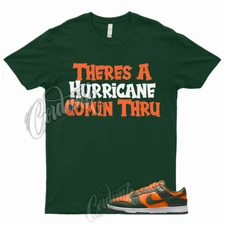 HURR Shirt for Dunk Low Miami Orange Team Green High Rain FAMU Hurricane Forest