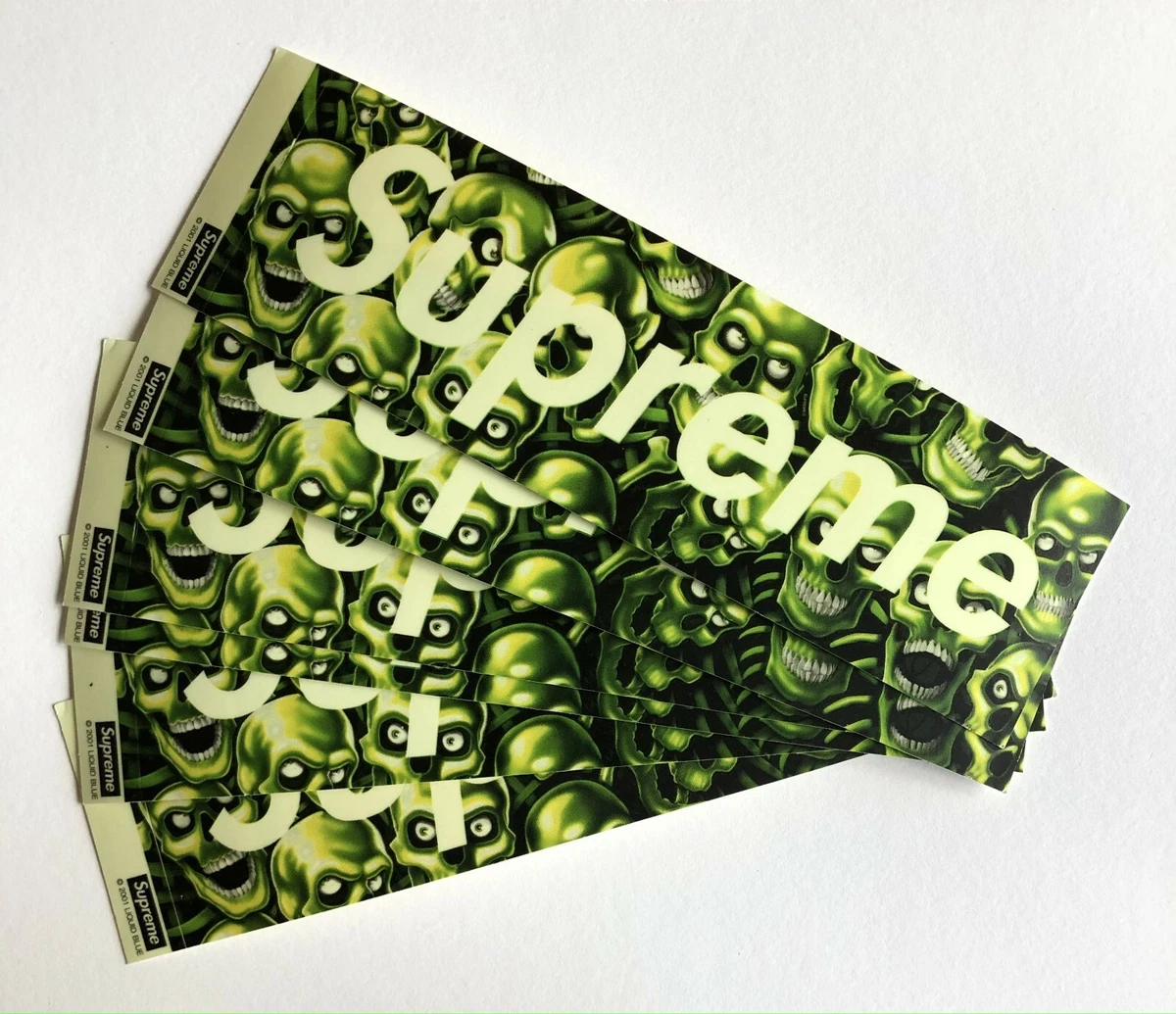 Supreme skull pile sticker sales