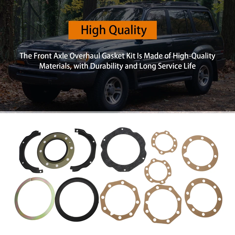 Kit de junta de revisión del eje delantero apto para Lexus LX450 Toyota Land Cruiser Foto 2 de 4