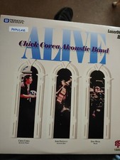 Alive Chick Corea Akoustic Band Laserdisc VG Condition