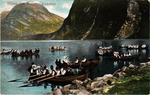 Norvège - CPM Hilsen fra Bergen NORWAY (840221