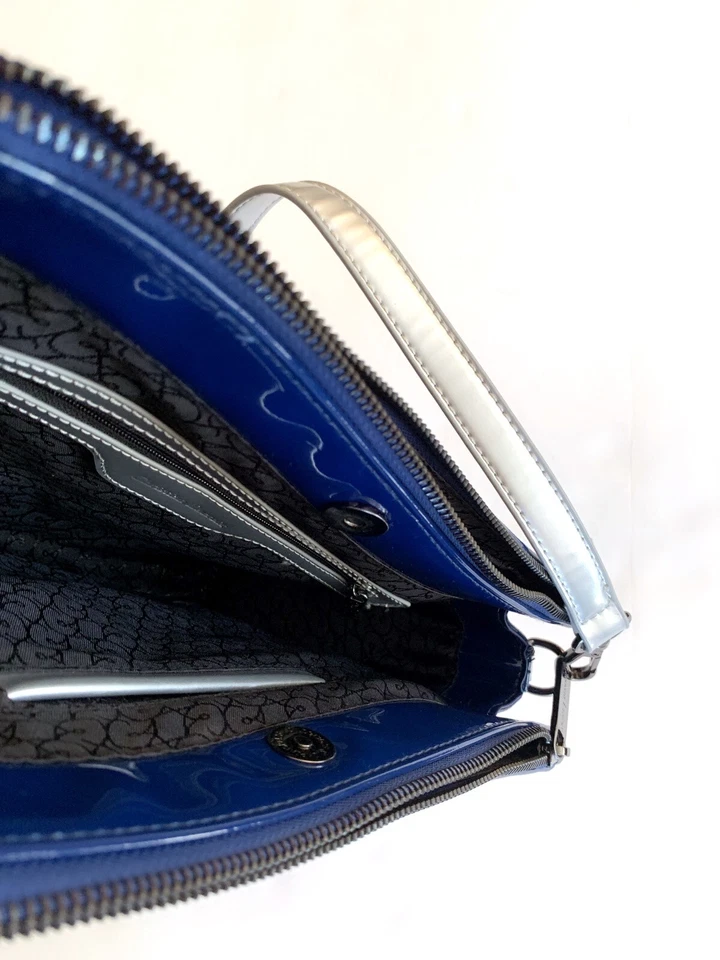 Bolso de hombro pequeño Christian Lacroix azul Foto 3 de 4