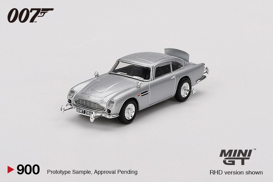 Mini GT 1:64 Aston Martin DB5 James Bond 007 Goldfinger Diecast