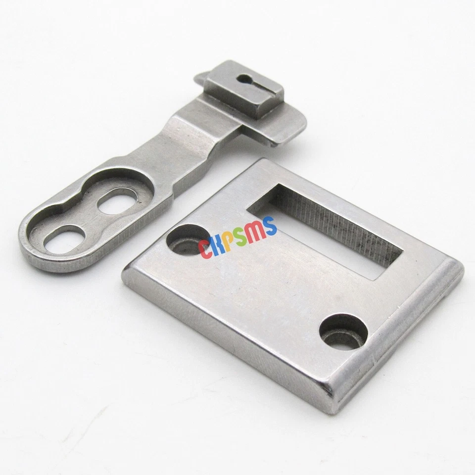 Placa de aguja de garganta lisa 46498S+46497S y alimentación para perro PARA máquina de coser Pfaff 335 Foto 2 de 3