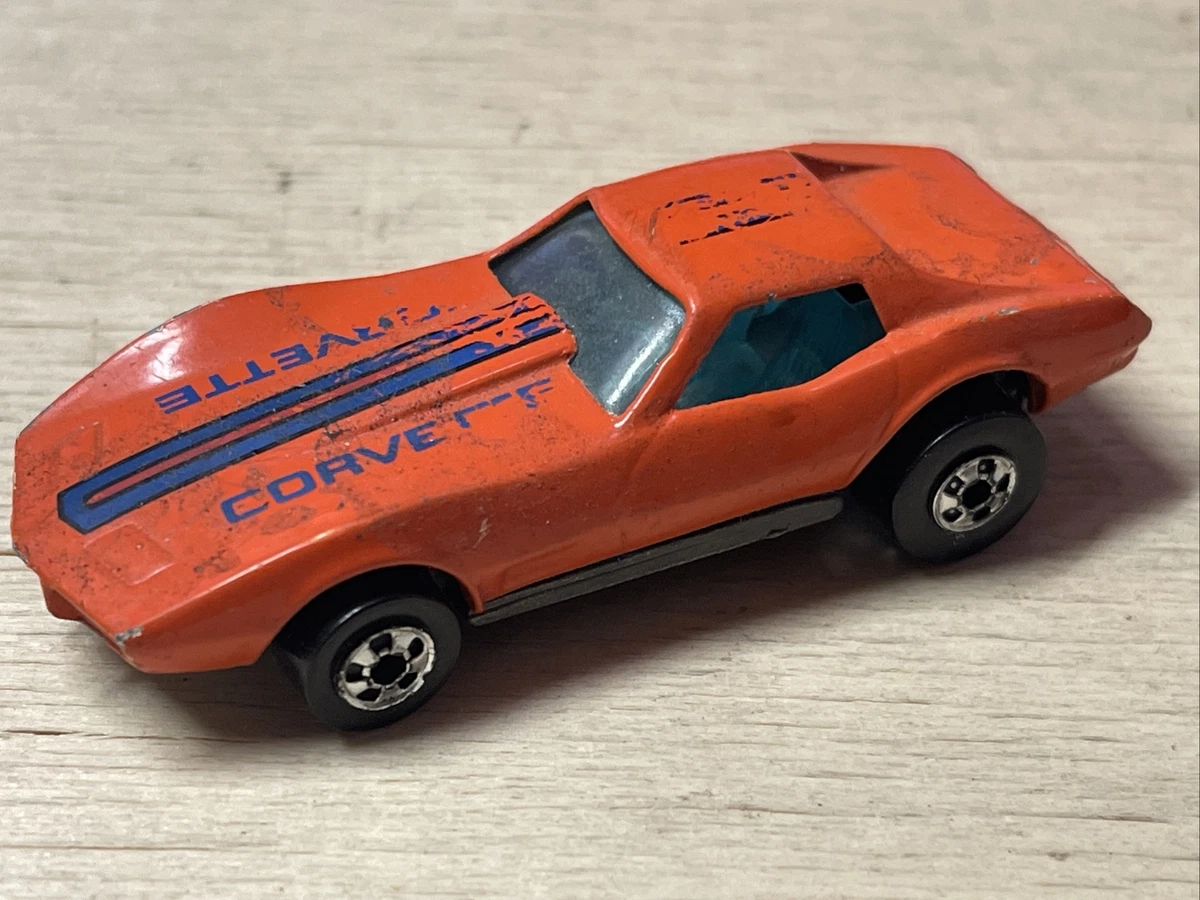 Vintage Hot Wheels 1975 Corvette Orange 1986 FerBlackwalls Bw Malaysia