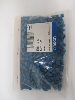 Lot of 1000 Omron B32-1040 Key Top Switch Bezels / switch caps blue