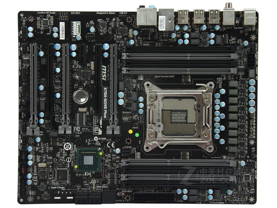 For MSI X79A-GD45 Plus motherboard X79 LGA2011 8*DDR3 64G ATX Tested ok - Image 3 of 3