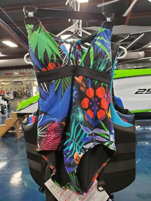 Desigual women's one piece swimsuit.  Emma halter style.  Size US L and EUR XL.