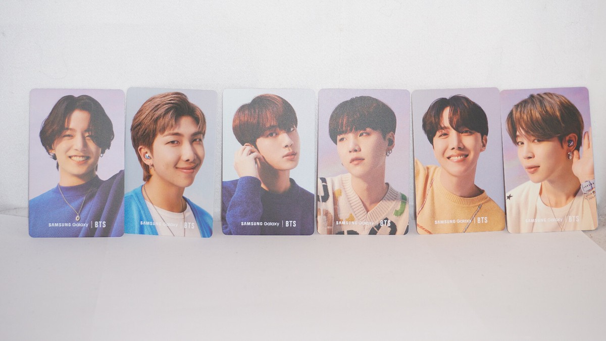 BTS Samsung Galaxy JAPAN Limited Official Photocard set Bangtan