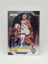 DANA EVANS AUTOGRAPH SIGNED 2024 PANINI PRIZM WNBA CARD CHICAGO SKY #72