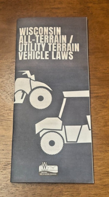 Wisconsin All Terrain Utility Terrain Vehicle Laws, DNR Helmets Save Lives