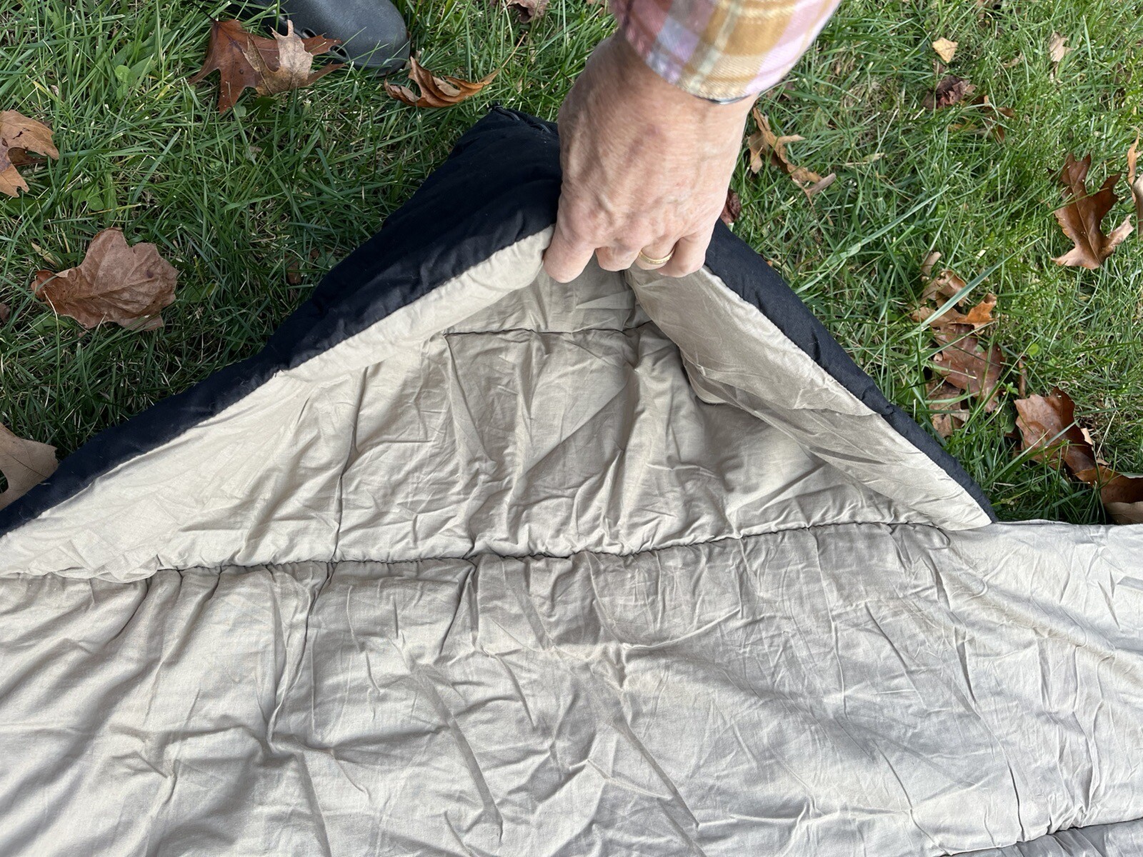 Eddie Bauer Sleeping Bag, Rectangular, 90" x 33", Black eBay