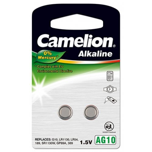 Camelion button cell LR1130 2-unit blister 1,5V  Alkaline