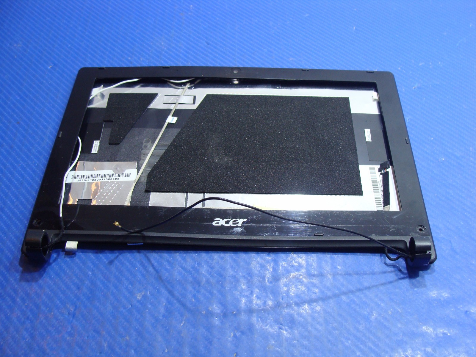 Acer Aspire One 10.1 D255E Laptop LCD Back Cover with Bezel and Webcam-image