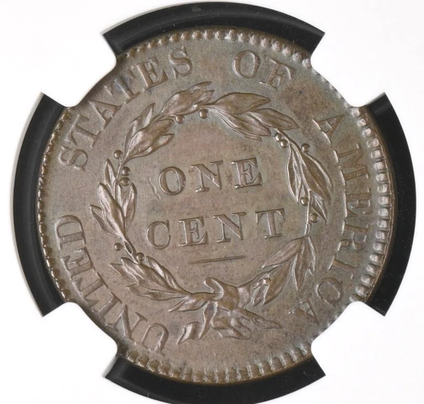 1820 LARGE CENT ~ N-13 LARGE DATE ~ VERY CHOICE UNCIRCULATED! NGC UNC DETAILS! - Image 4 of 4