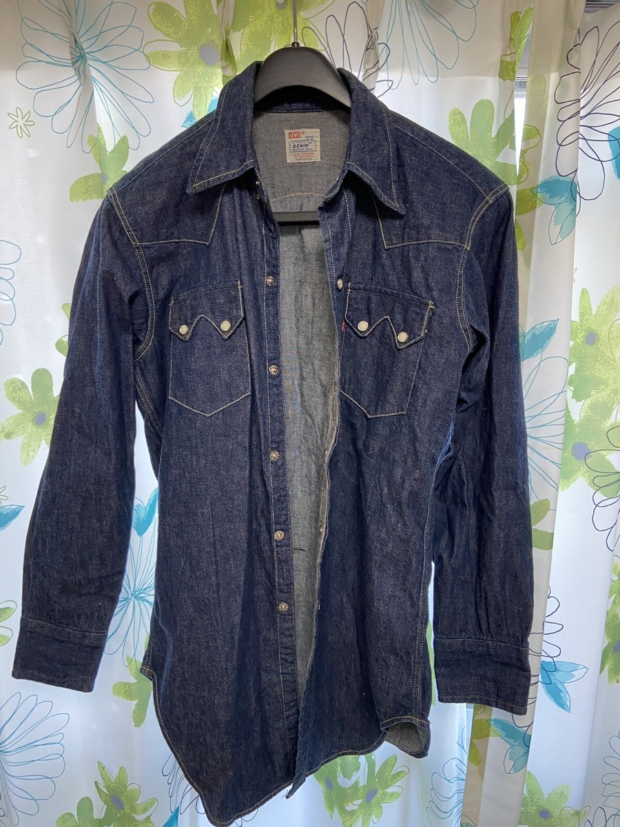 LVC Levi's Vintage Clothing 1950s Western Denim Shirt Snap LVC Levi's Vintage Clothing 1950s Western Denim Shirt Snap