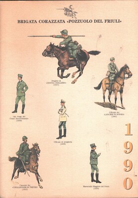 Pozzuolo del Friuli Armored Brigade Calendar Year 1990 - Without Cord...