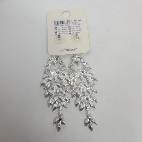LOVISA Rhinestone Earrings and Hair Clip NWT - Picture 8 of 9