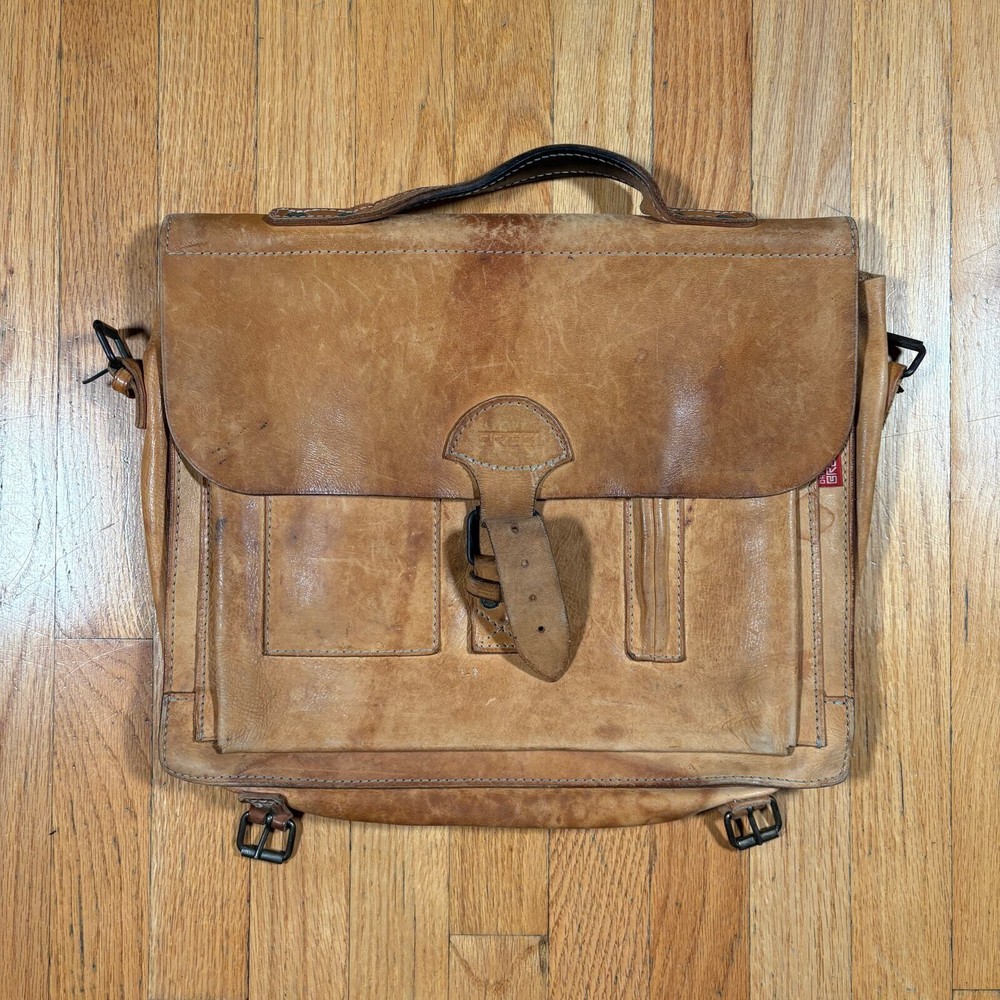 Vintage BREE Leather Messenger Bag
