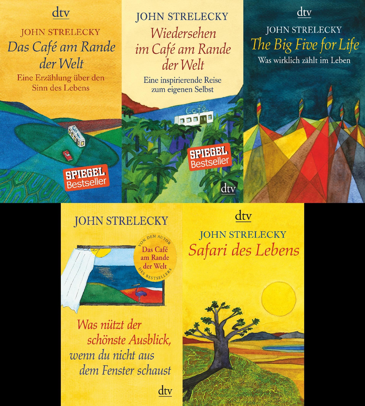 Thumbnail - Das Cafe Am Rande Der Welt & 4 Weitere Bücher Von John Strelecky Set