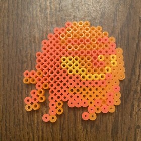 Kid Icarus Monoeye Enemy Perler Bead Melt Art Pixel 8 Bit Retro Sprite NES