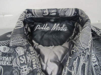 【Pelle Moda】 Hip Hop Leather jacket 世界通貨 Pelle Moda】 Hip Hop Leather jacket 世界通貨