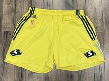 Seattle Storm Adidas Authentic Climacool 2XL WNBA Basketball Yellow Shorts