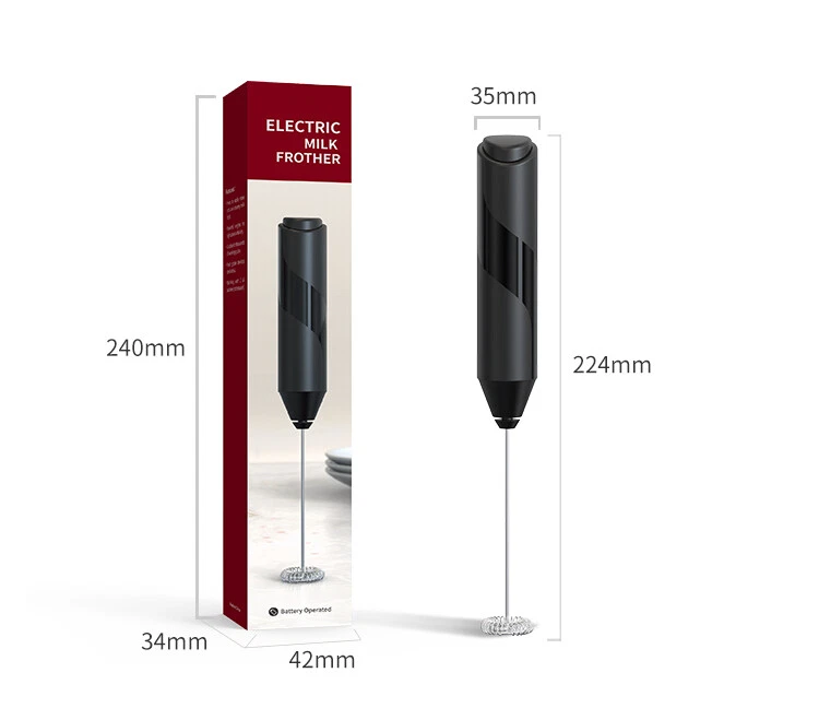Milk Frother Whisk Electric Egg Beater Hand Coffee Shake Mixer Mini Kitchen Tool