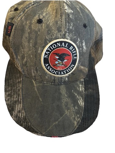 NRA Camo Adjustable Cap Hat Dads Birthday Christmas Retirement Gift