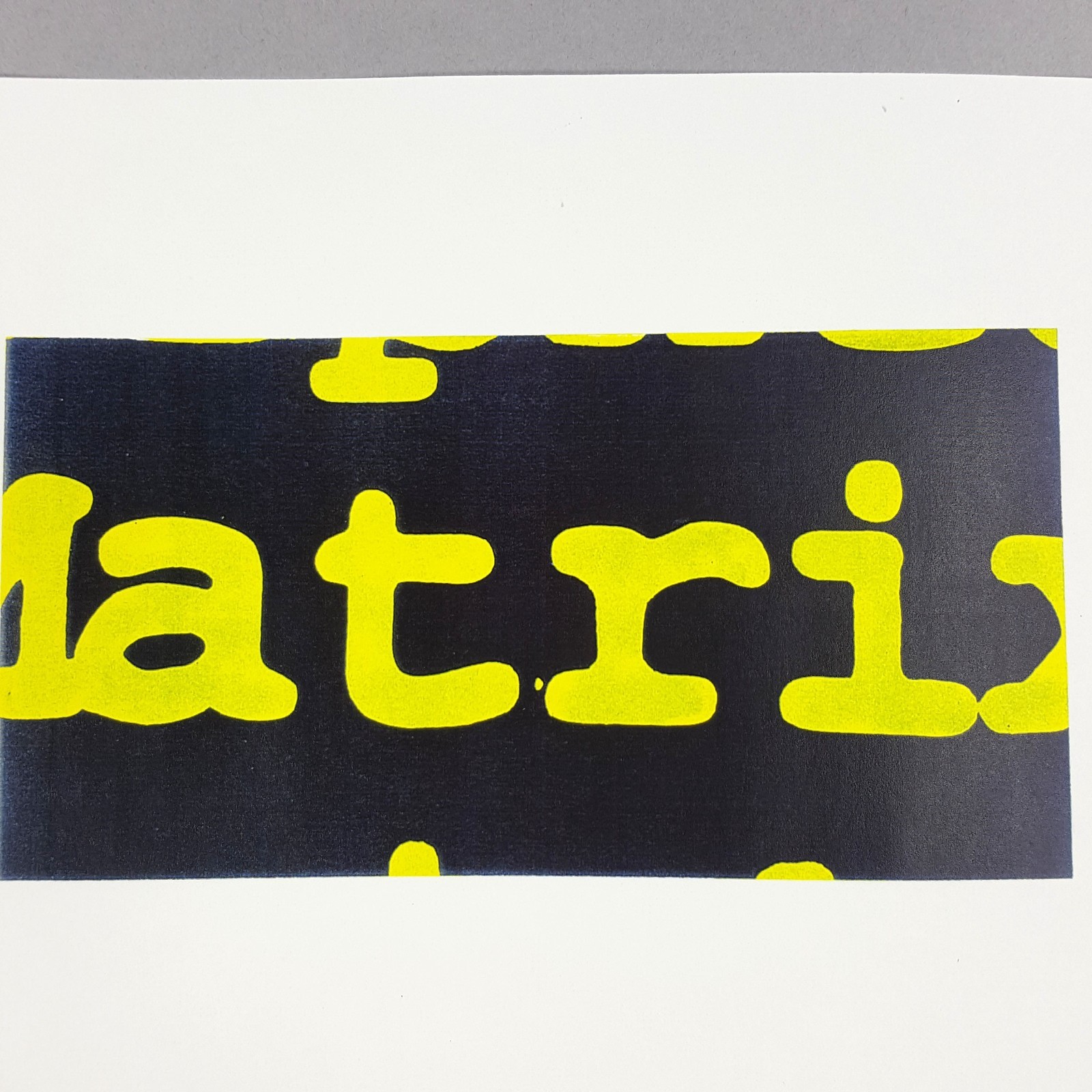 Image 6 of The Matrix - Production Used Color Concept Storyboard - Matrix  Close Up 2 - COA