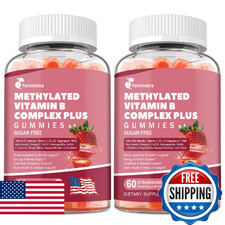 Ultra Methylated Vitamin B Complex Sugar Free Gummies - All B Vitamins + Vitamin