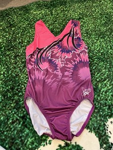 GK Elite Girls' Sleeveless Gymnastics Leotard Pink AS Leotards & Unitards