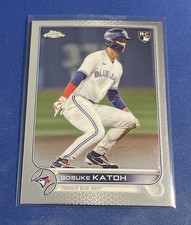 2022 Topps Chrome Update #USC42 Gosuke Katoh RC Toronto Blue Jays