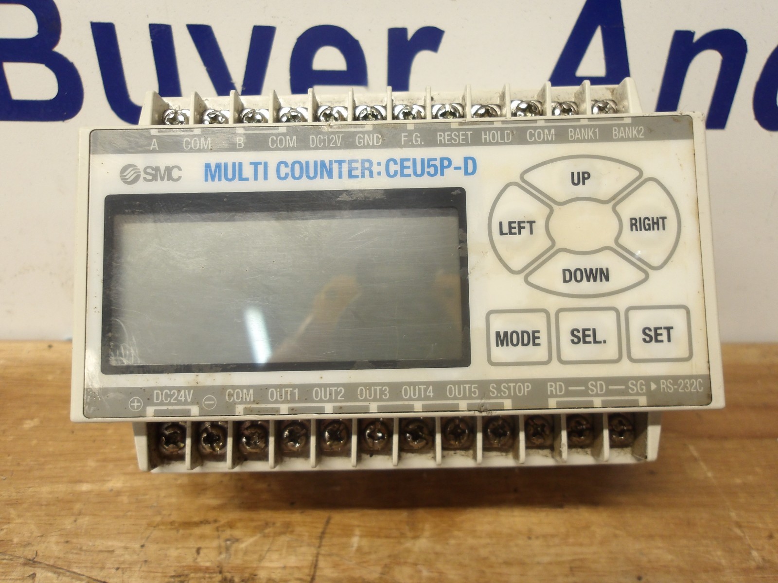 SMC CEU5P-D MULTICOUNTER UNIT, #22146G USED