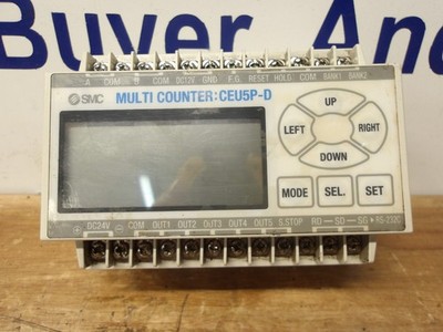 SMC CEU5P-D MULTICOUNTER UNIT, #22146G USED