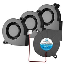 50mm 5015 Blower Fan 12V, 3D Printer 12 Volt Fans Blower Turbine Turbo DC 12V