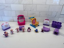 Doc McStuffins Toy Hospital Lot Lambie Hallie Figures Helicopter Nursery Bed
