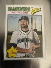 2026 Topps Heritage Cal Raleigh All Star Variation SP #269 Seattle Mariners