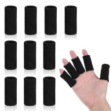 Finger Sleeves Protectors, 10 Pcs Finger Arthritis Sleeves Elastic Thumb Splint