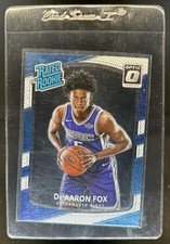 2017-18 Panini Donruss Optic De Aaron Fox Rated Rookie RC #196 Kings