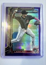 2025 Topps Holiday - Chrome Jordan Lawlar #HC141 Purple Refractor /299