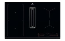 Electrolux LCC83443 80cm Induction Hob & Recirculating Extraction Black