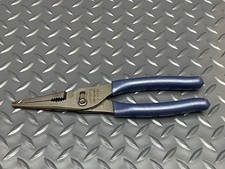 Snap On Tools New Power Blue 9 Soft Grip Long Nose Slip Joint Pliers Ln47acfmb