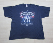 New York Yankees T-Shirt Men's Size (2XL) 2009 World Series Champions MLB