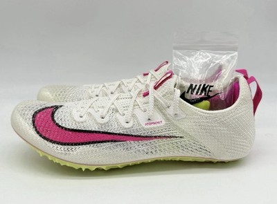 Nike‎ Zoom Superfly Elite 2 Men Size 9  Track Spikes White Sail / Pink Fierce Nike Zoom Superfly Elite 2 Men Size 9 Track Spikes White  main image 4