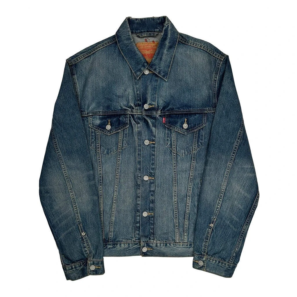 Levis Denim Jacket - Large Blue Denim
