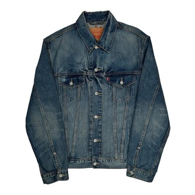 Levis Jeansjacke - Large Blue Denim