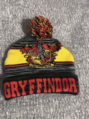 Harry Potter Gryffindor House Pom  Beanie Winter Hat Knit Cap OSFM (013)