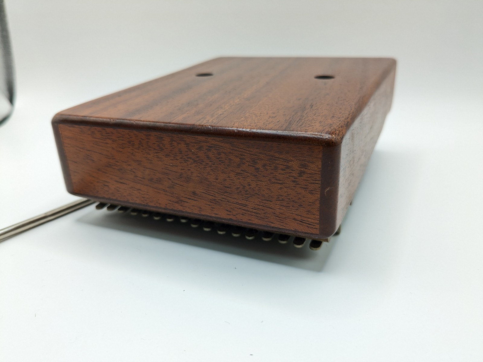  17 Key Kalimba w, Tuning Hammer Sun Pattern Around Middle 