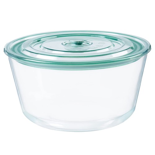 2-in-1 Trifle Bowl with Lid, Trifle Dish for Layered Desserts, Large Salad Bo...